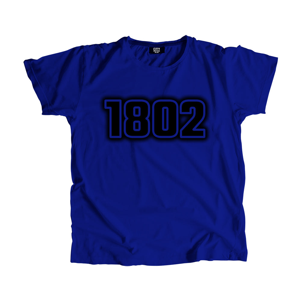 1802 Year Men Unisex T-Shirt (Royal Blue)