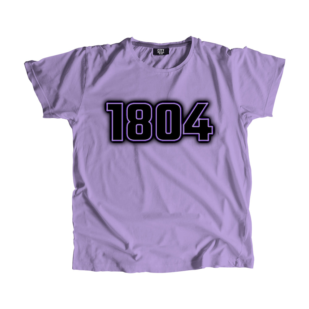 1804 Year Men Unisex T-Shirt (Iris Lavender)