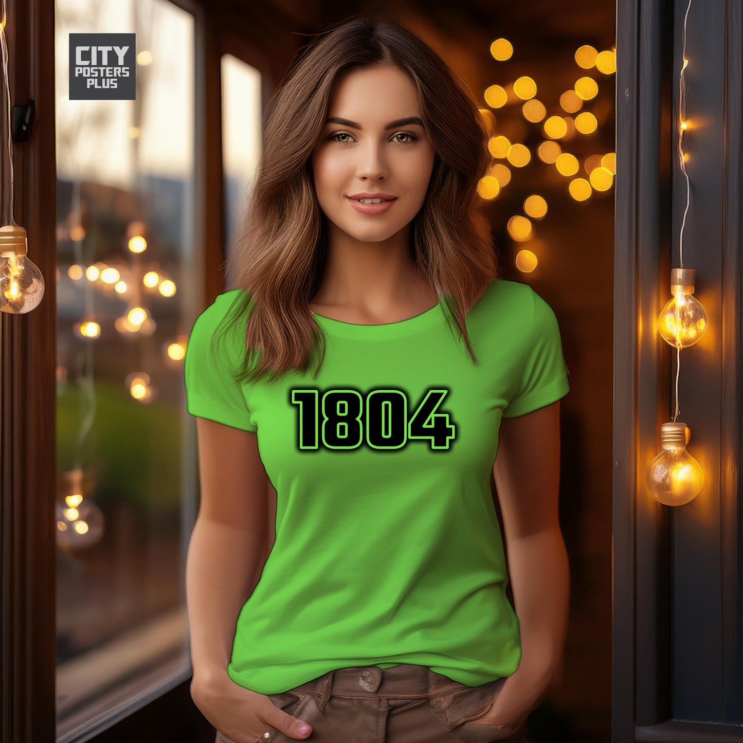 1804 Year Women T-Shirt (Liril Green)