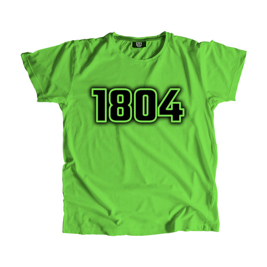 1804 Year Men Unisex T-Shirt (Liril Green)
