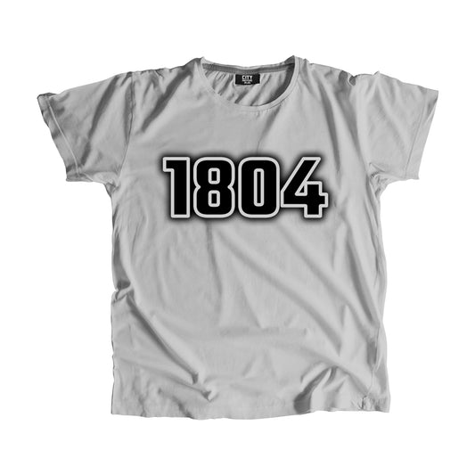 1804 Year Men Unisex T-Shirt (Melange Grey)