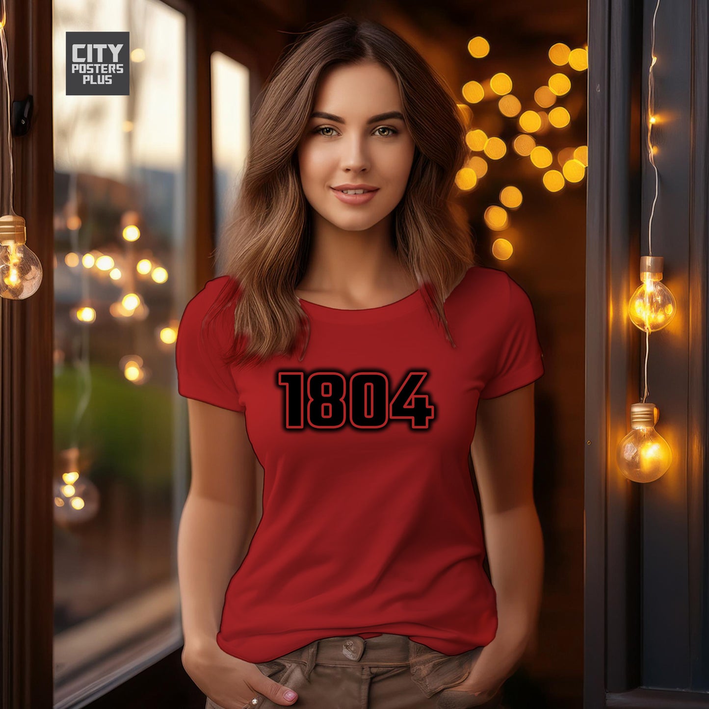 1804 Year Women T-Shirt (Red)