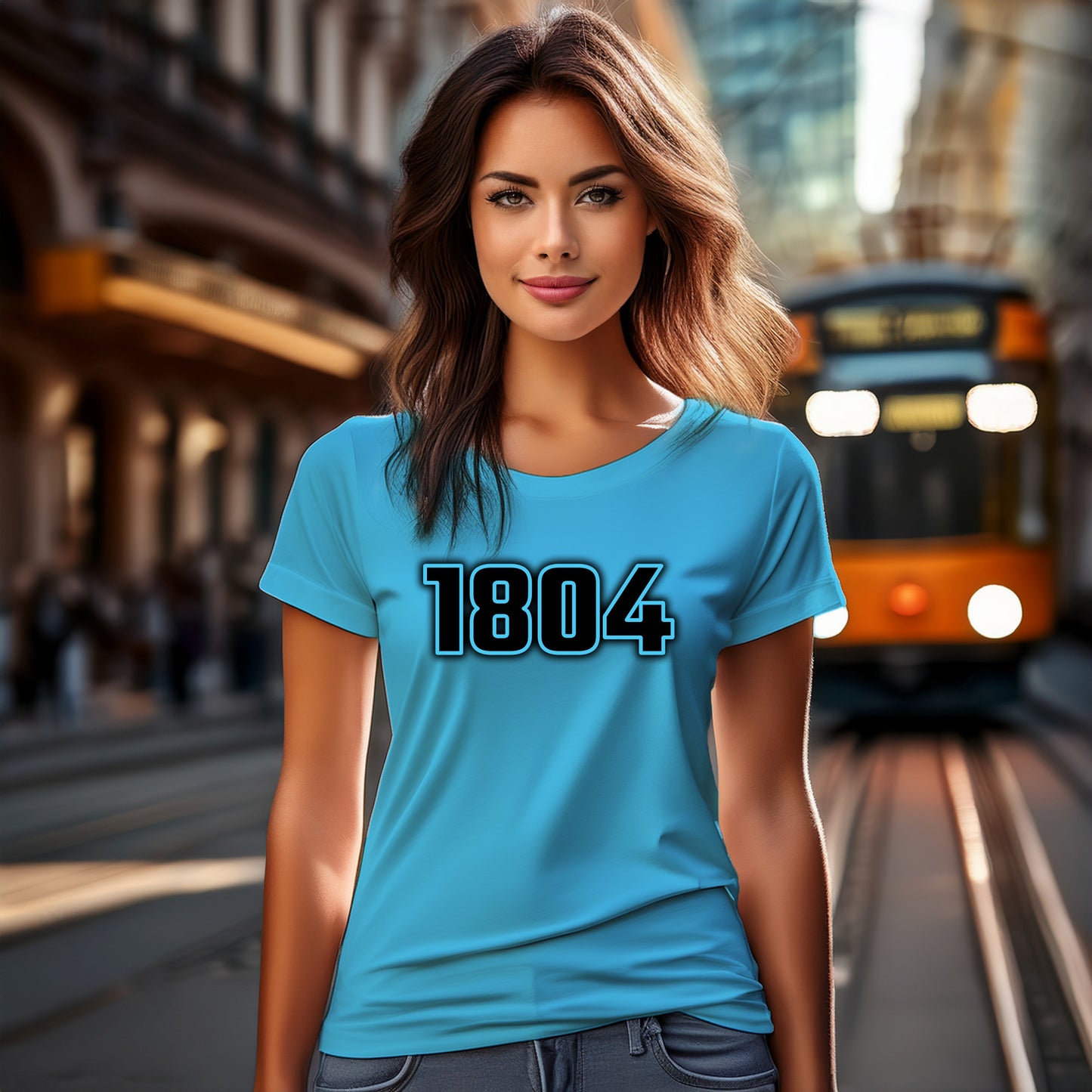 1804 Year Women T-Shirt (Sky Blue)