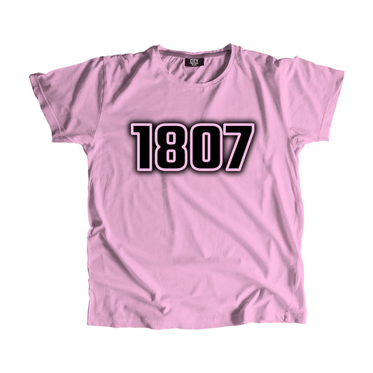 1807 Year Men Unisex T-Shirt (Light Pink)