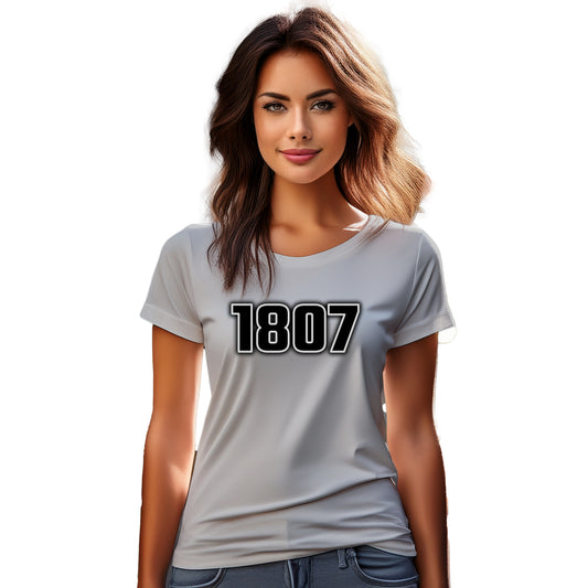 1807 Year Women T-Shirt (Melange Grey)