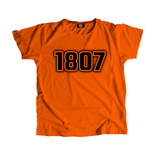 1807 Year Men Unisex T-Shirt (Orange)