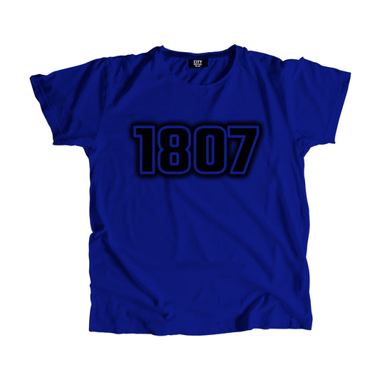 1807 Year Men Unisex T-Shirt (Royal Blue)