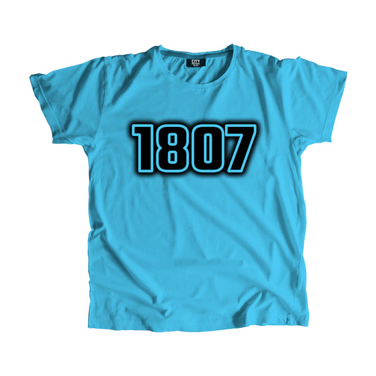 1807 Year Men Unisex T-Shirt (Sky Blue)