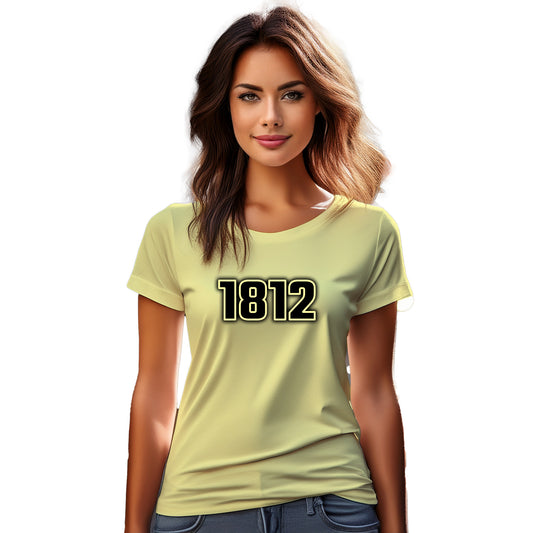 1812 Year Women T-Shirt (Butter Yellow)