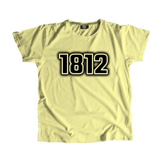 1812 Year Men Unisex T-Shirt (Butter Yellow)