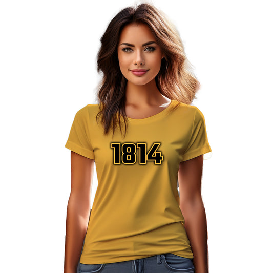 1814 Year Women T-Shirt (Golden Yellow)
