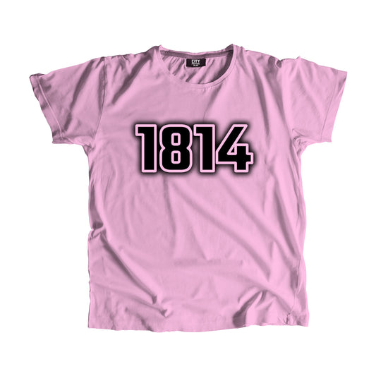 1814 Year Men Unisex T-Shirt (Light Pink)