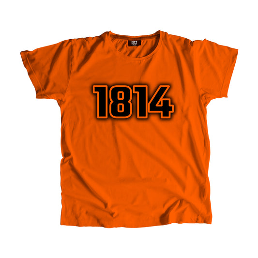 1814 Year Men Unisex T-Shirt (Orange)