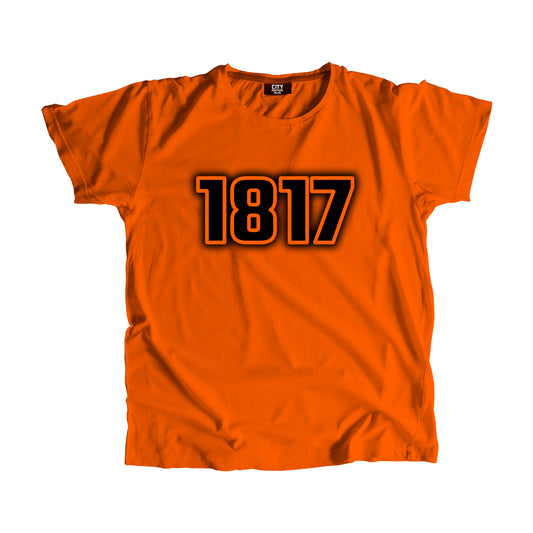 1817 Year Men Unisex T-Shirt (Orange)