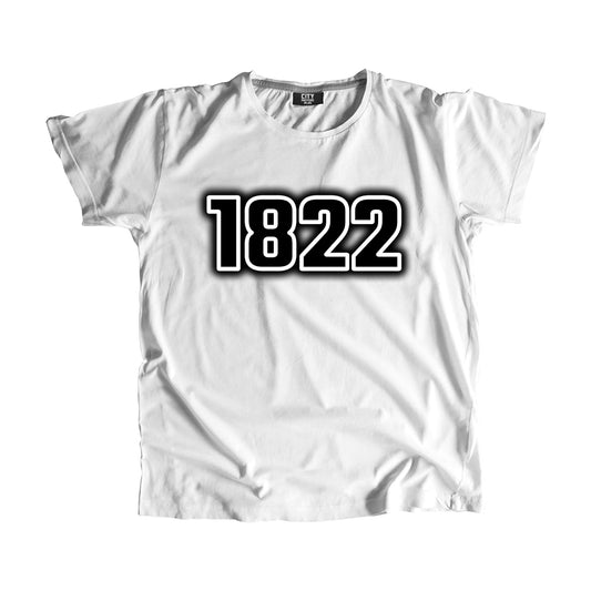 1822 Year Men Unisex T-Shirt (White)