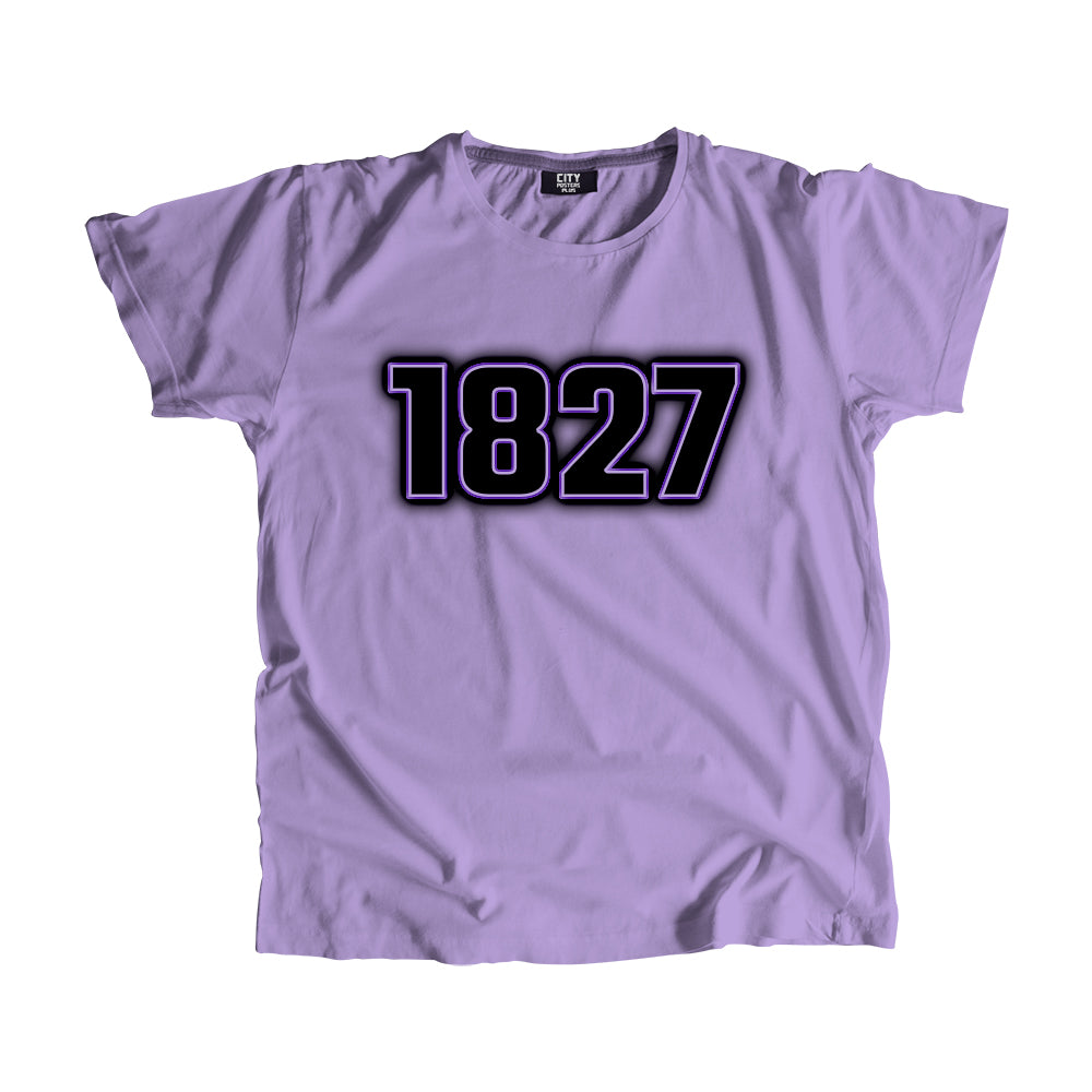 1827 Year Men Unisex T-Shirt (Iris Lavender)