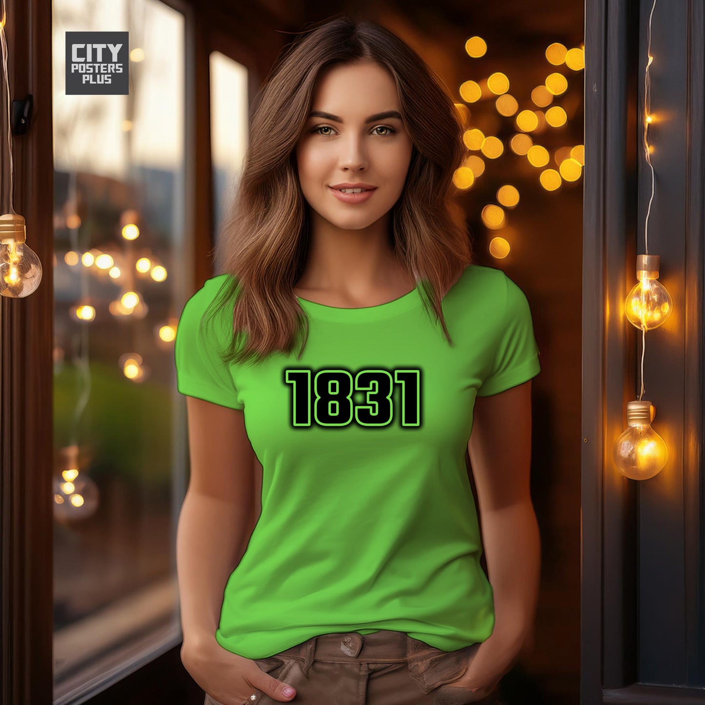 1831 Year Women T-Shirt (Liril Green)