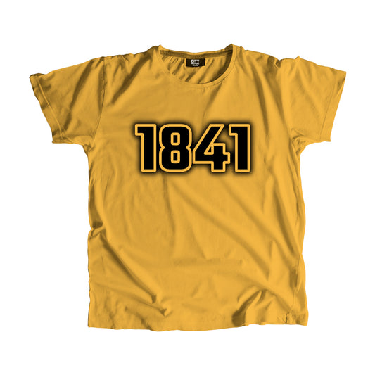 1841 Year Men Unisex T-Shirt (Golden Yellow)
