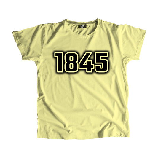 1845 Year Men Unisex T-Shirt (Butter Yellow)