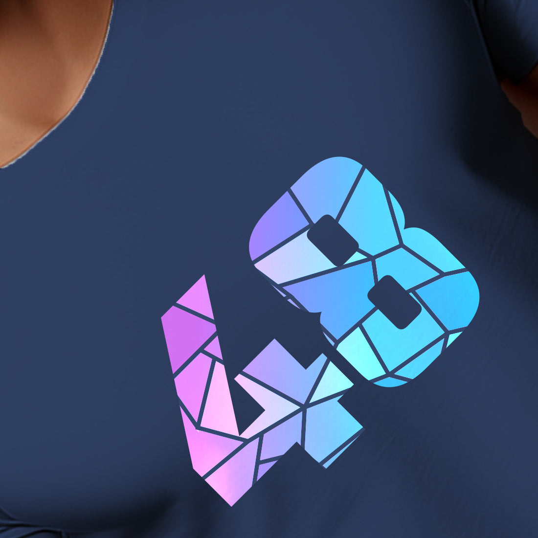 48 Number Men Unisex T-Shirt (Navy Blue)