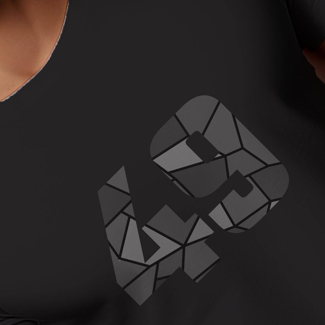 49 Number Men Unisex T-Shirt (Black)