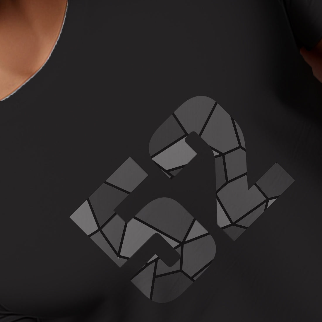 52 Number Men Unisex T-Shirt (Black)