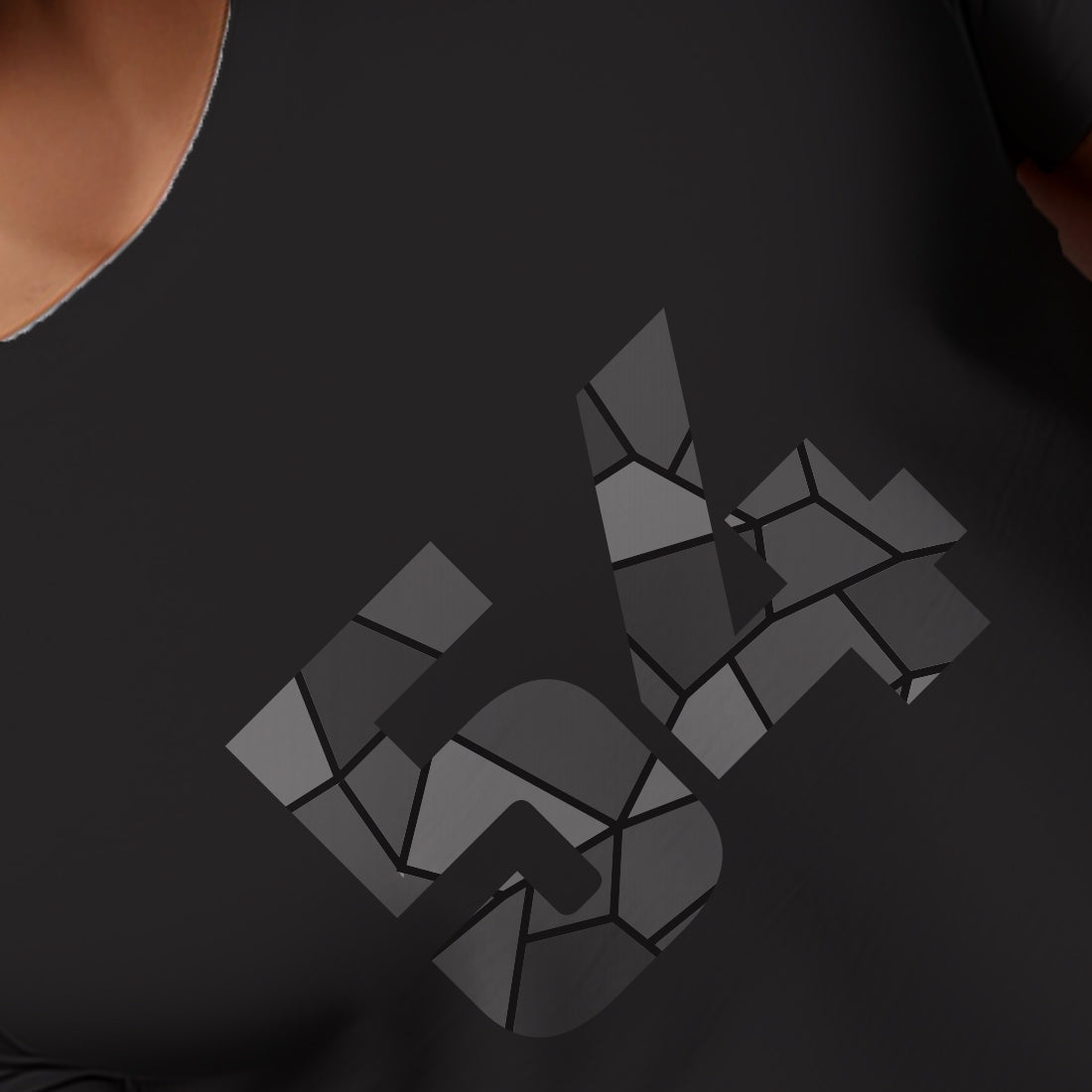 54 Number Men Unisex T-Shirt (Black)
