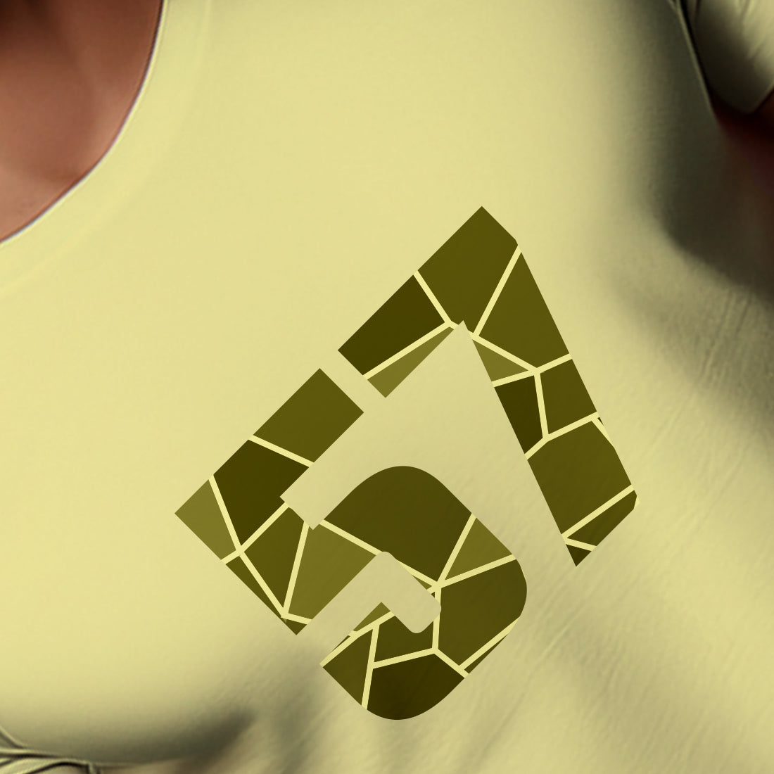 57 Number Men Unisex T-Shirt (Butter Yellow)
