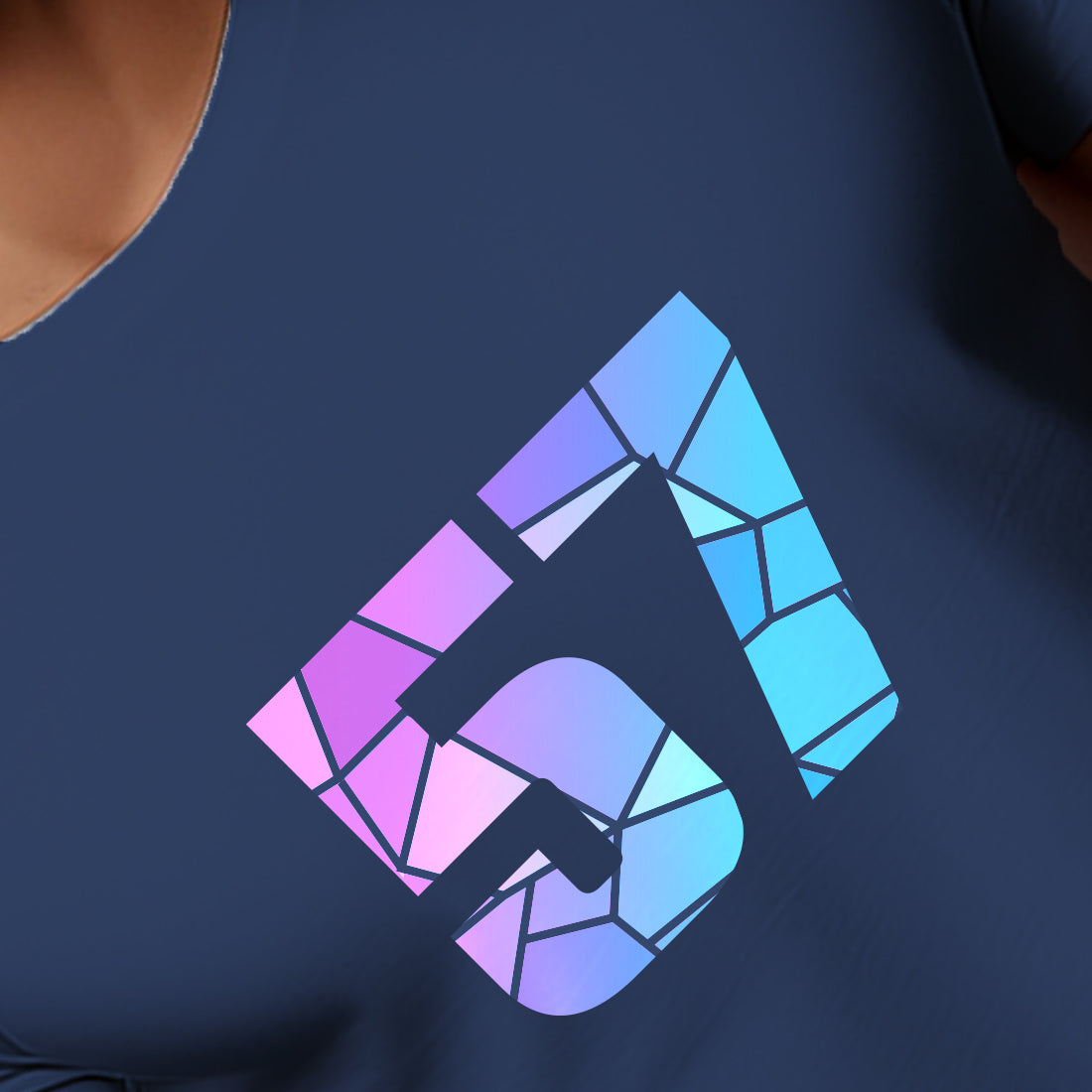 57 Number Men Unisex T-Shirt (Navy Blue)