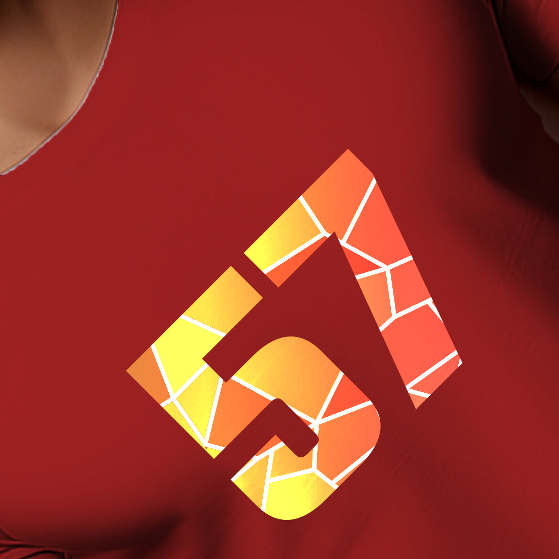 57 Number Men Unisex T-Shirt (Red)