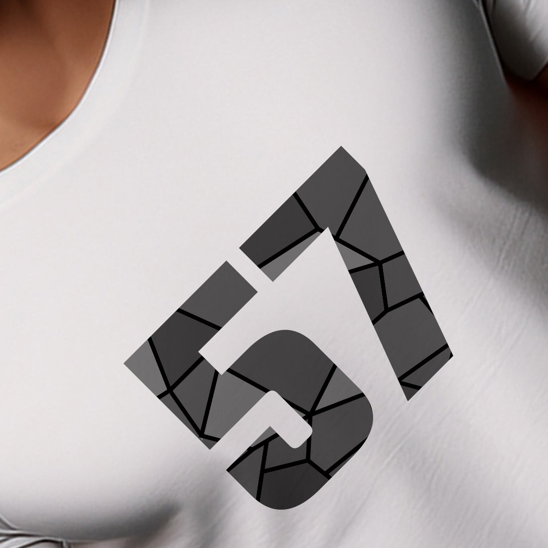 57 Number Men Unisex T-Shirt (White)