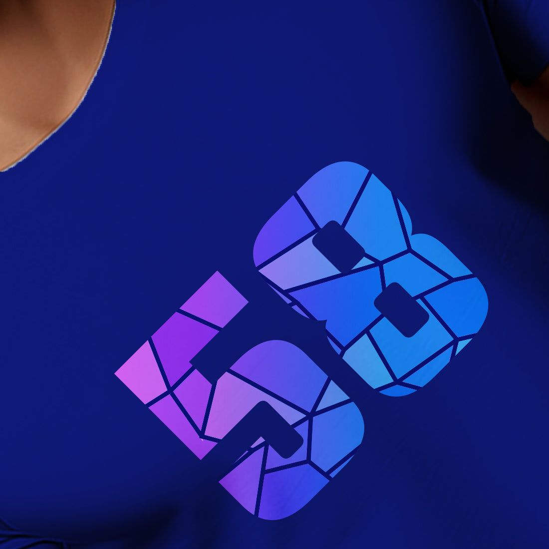 58 Number Men Unisex T-Shirt (Royal Blue)