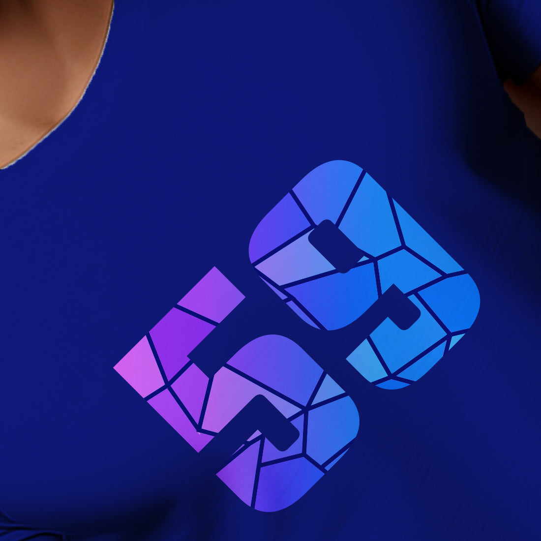 59 Number Men Unisex T-Shirt (Royal Blue)