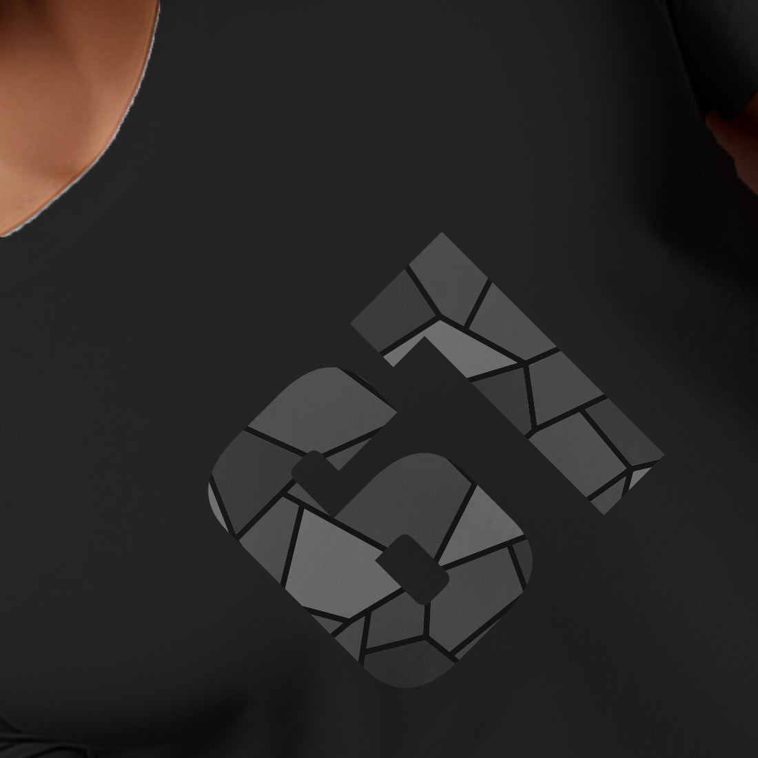 61 Number Men Unisex T-Shirt (Black)