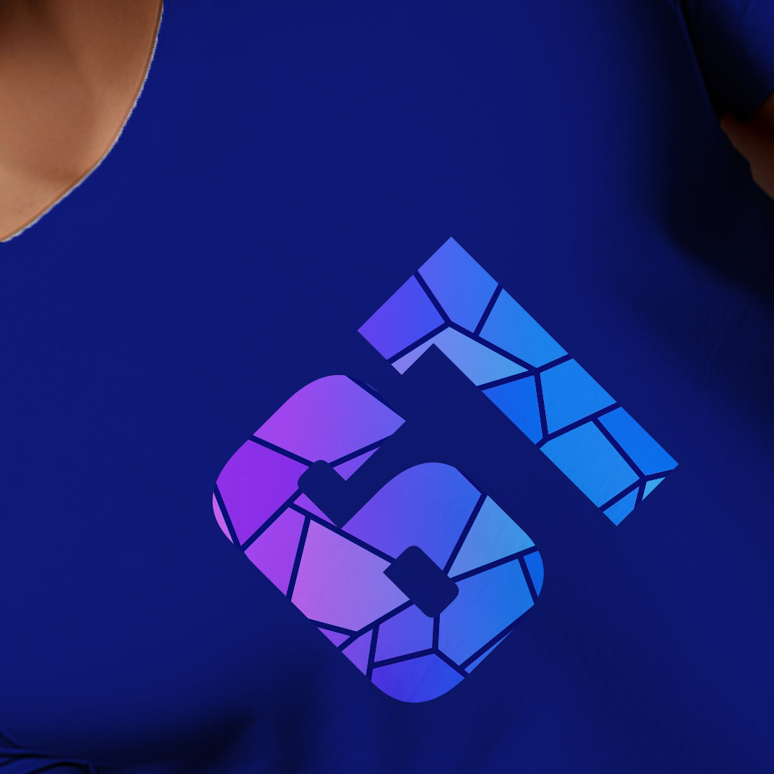61 Number Men Unisex T-Shirt (Royal Blue)