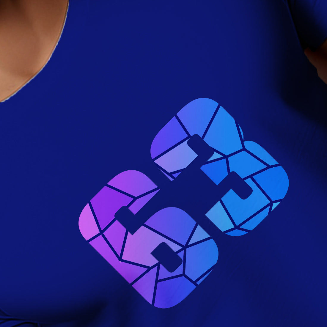 63 Number Men Unisex T-Shirt (Royal Blue)