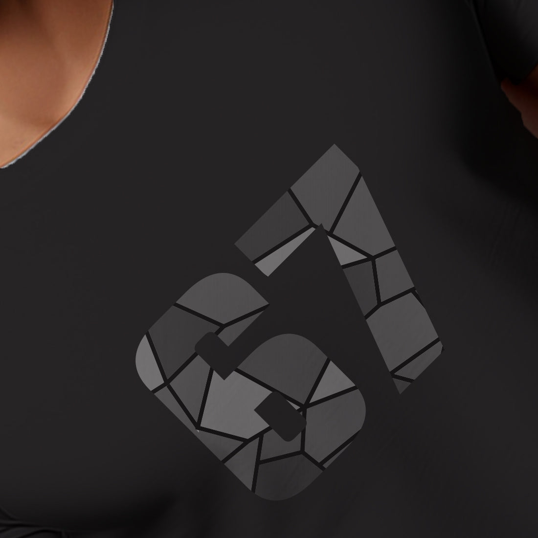 67 Number Men Unisex T-Shirt (Black)