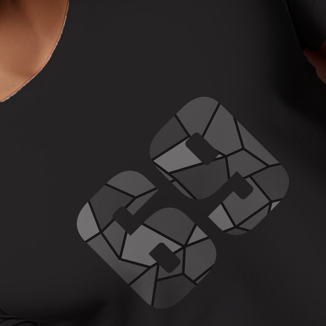 69 Number Men Unisex T-Shirt (Black)
