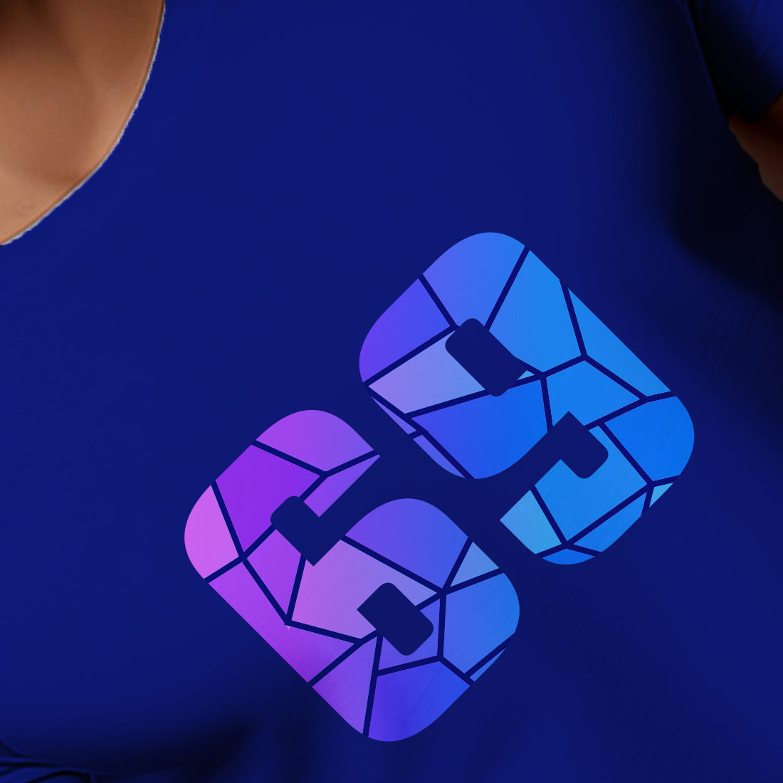 69 Number Men Unisex T-Shirt (Royal Blue)
