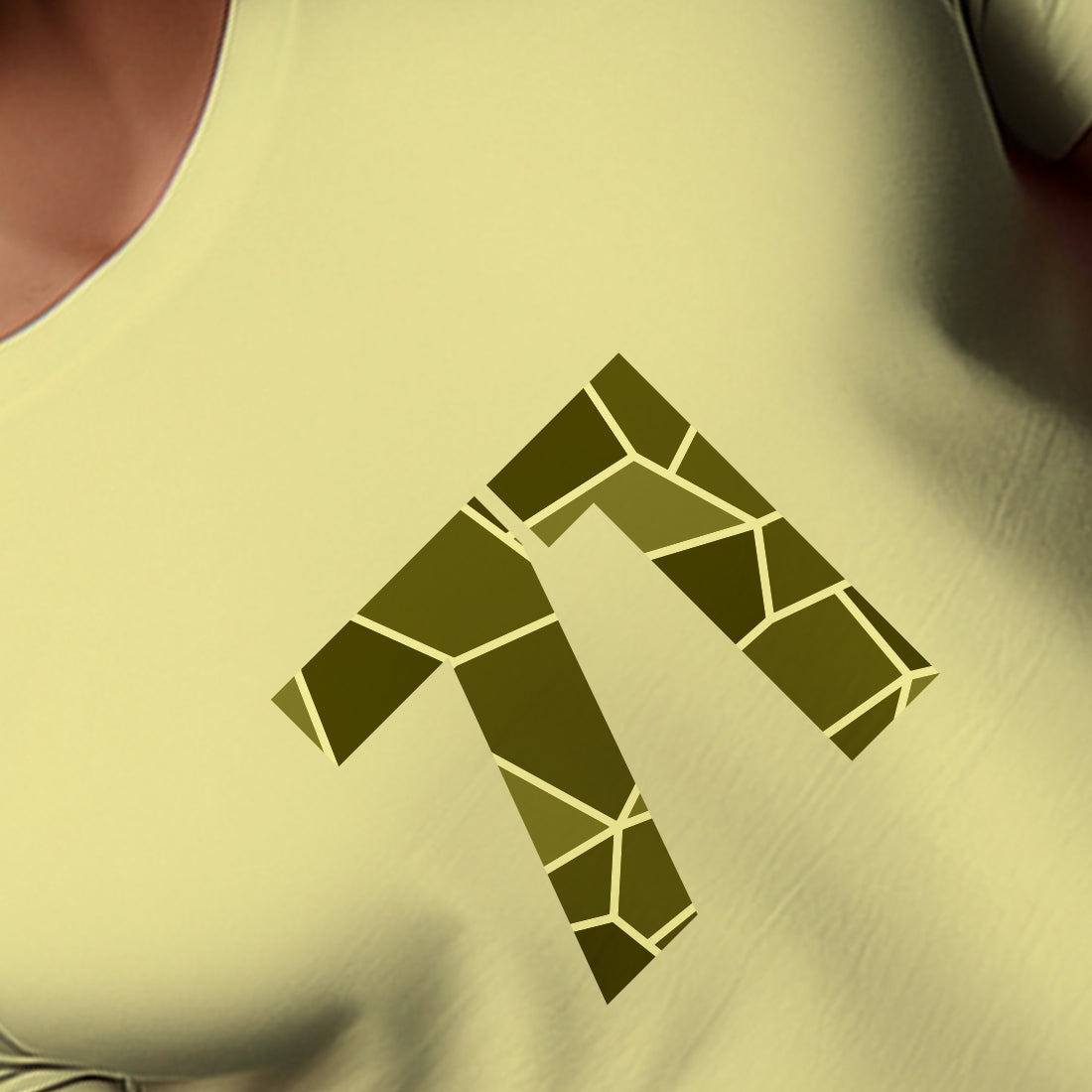71 Number Men Unisex T-Shirt (Butter Yellow)