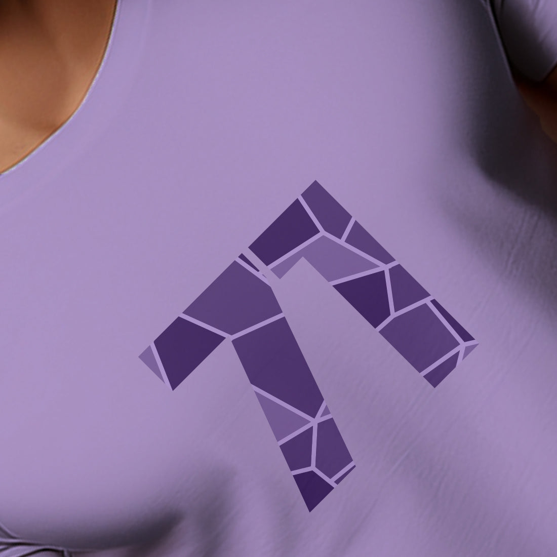 71 Number Men Unisex T-Shirt (Iris Lavender)