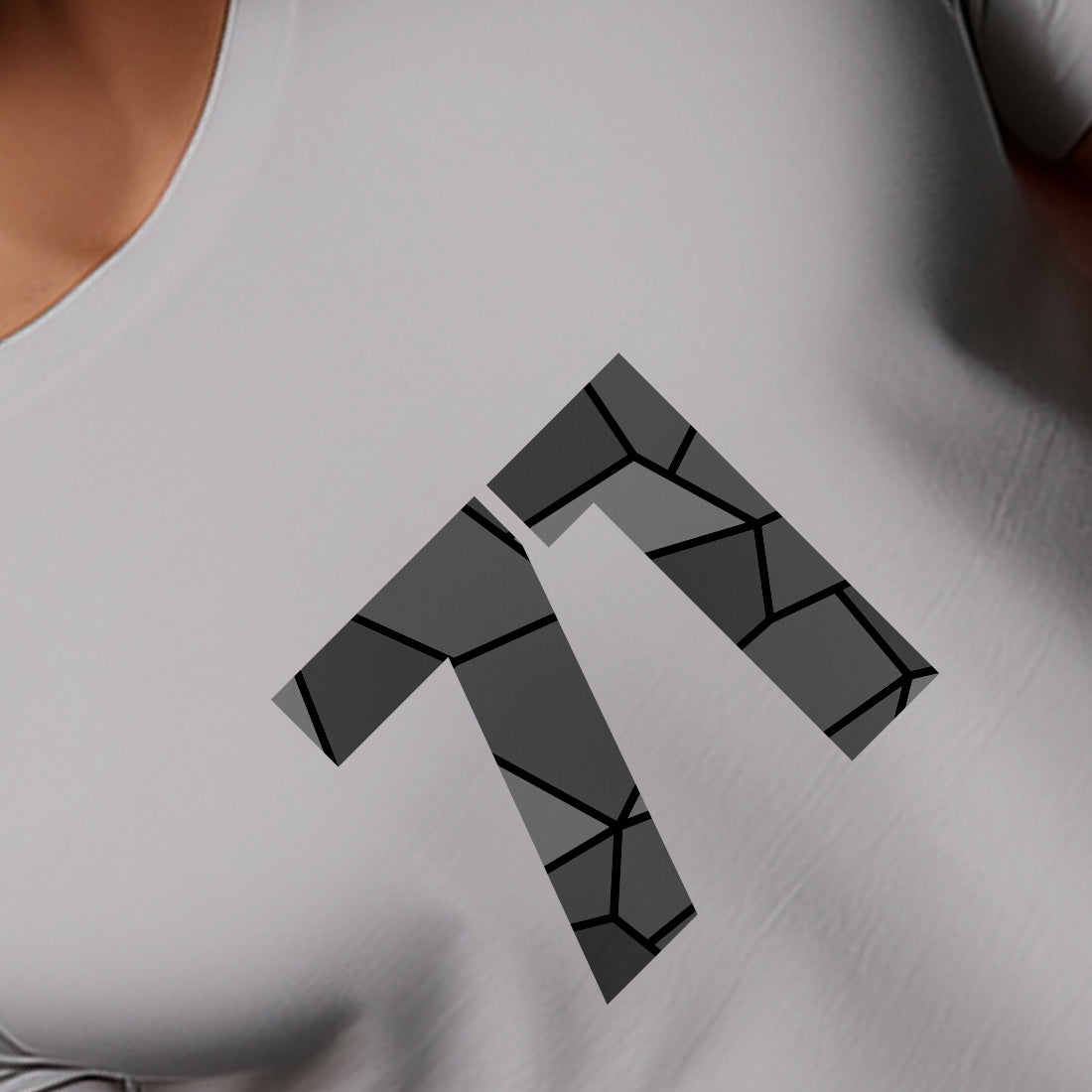 71 Number Men Unisex T-Shirt (Melange Grey)