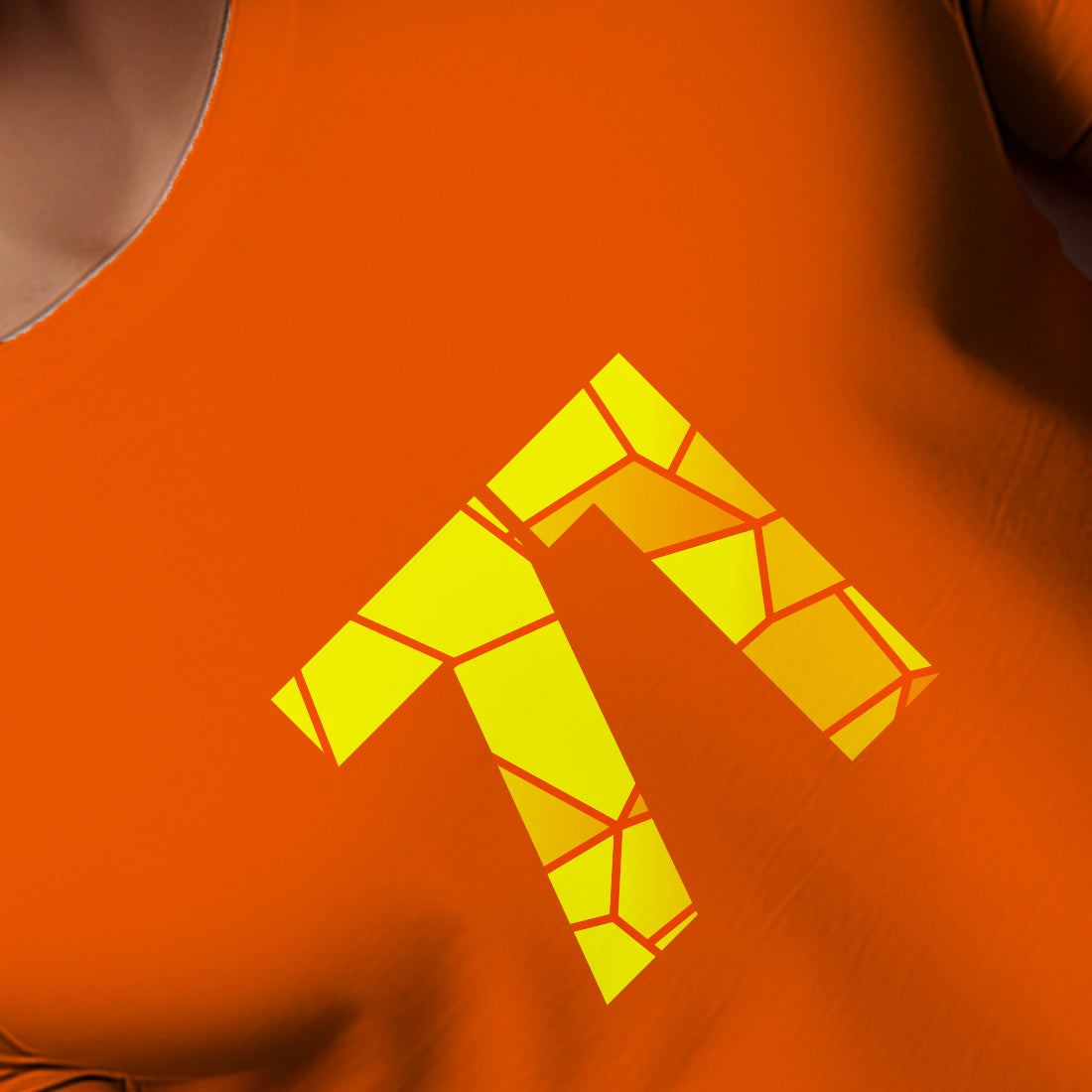 71 Number Men Unisex T-Shirt (Orange)