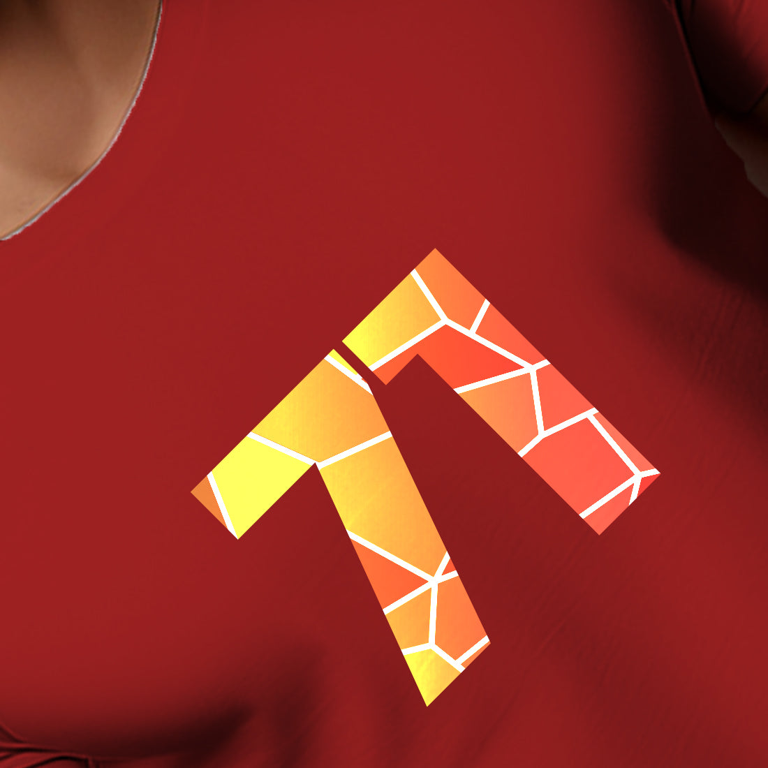 71 Number Men Unisex T-Shirt (Red)