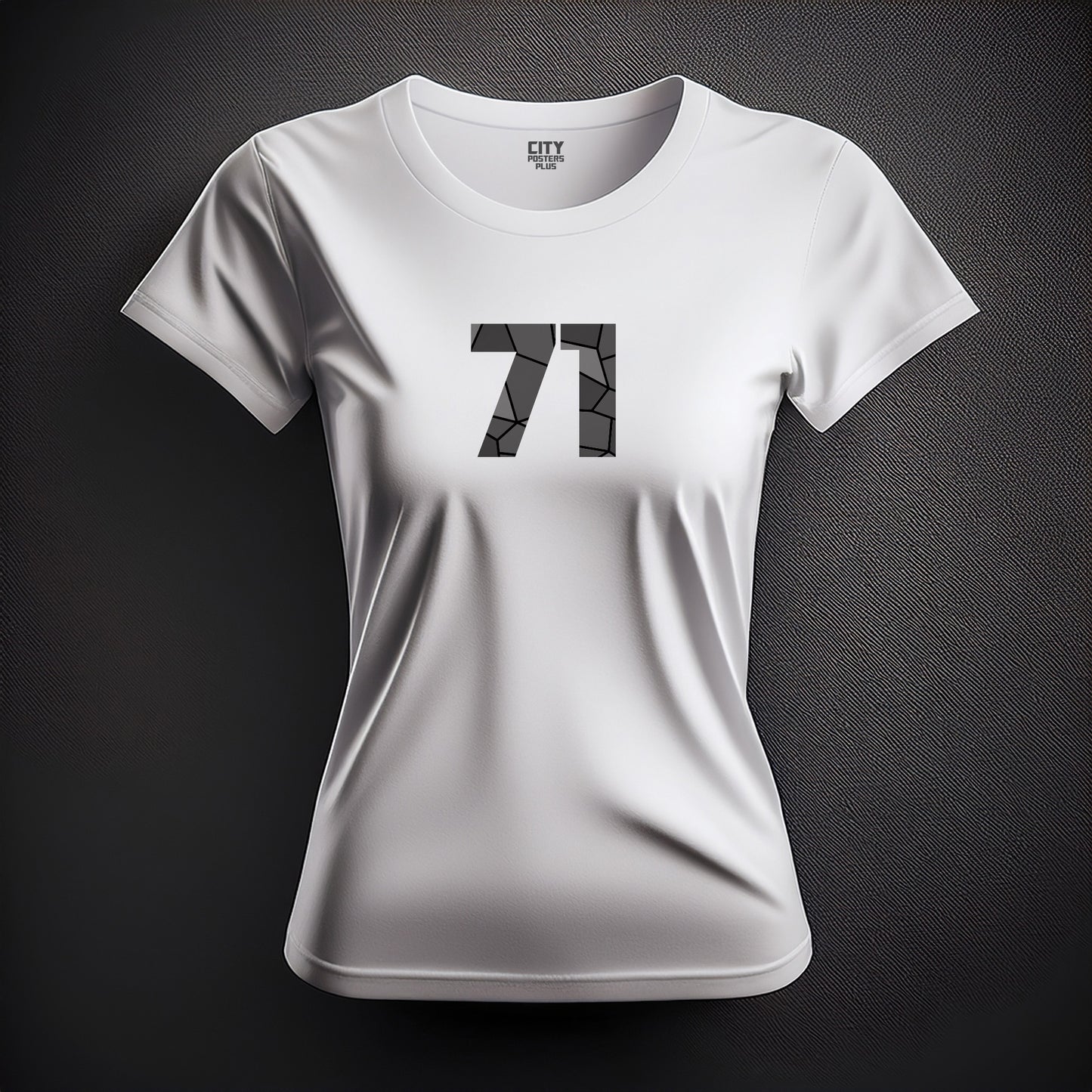 71 Number Women T-Shirt (White)