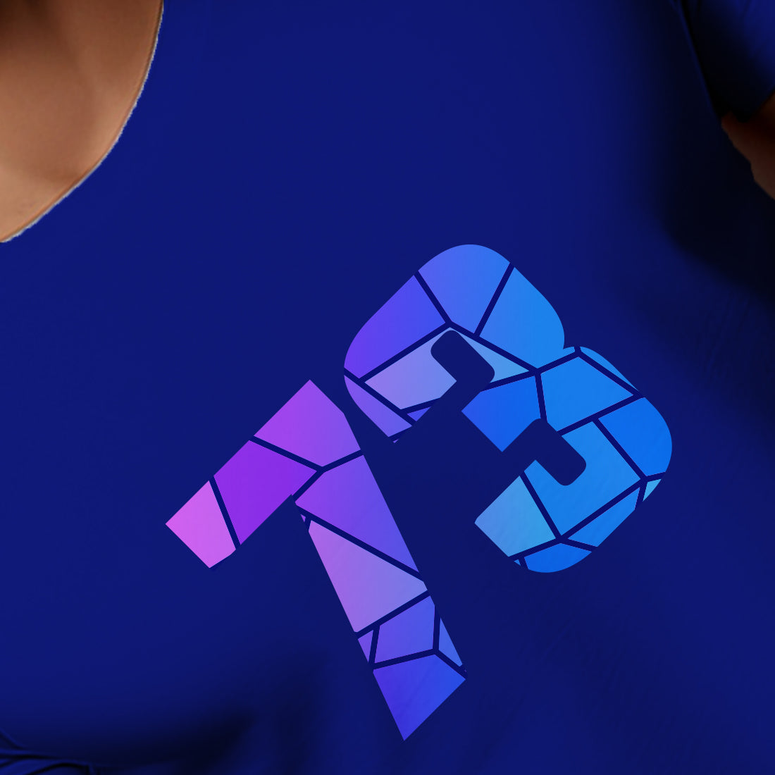73 Number Men Unisex T-Shirt (Royal Blue)