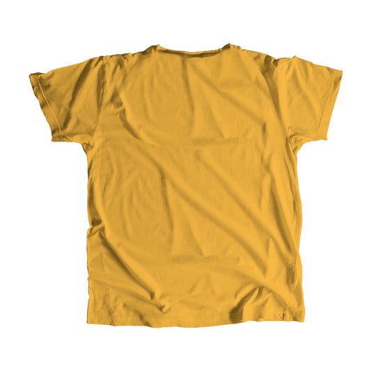 00 Number Men Unisex T-Shirt (Golden Yellow)
