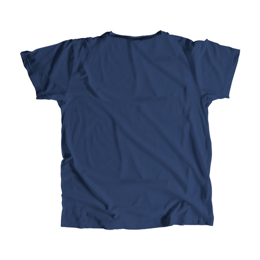00 Number Men Unisex T-Shirt (Navy Blue)