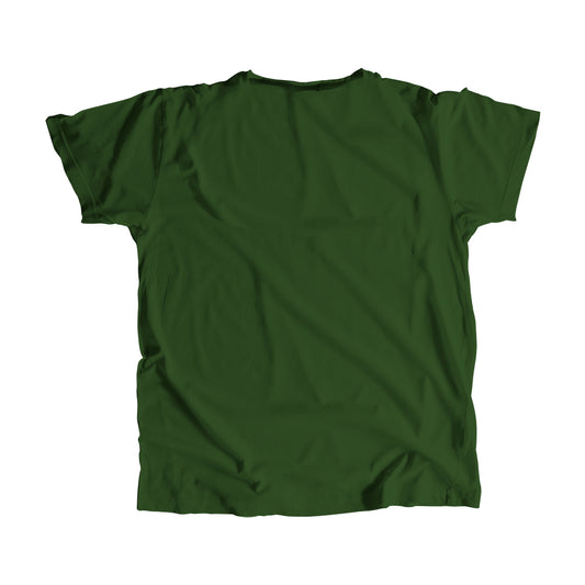 00 Number Men Unisex T-Shirt (Olive Green)