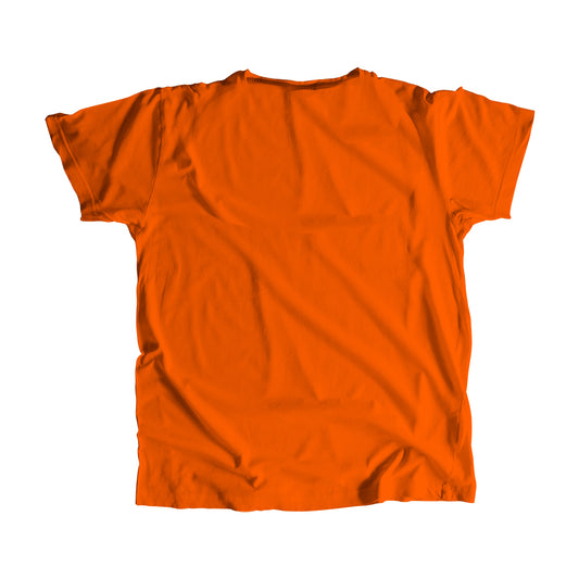 00 Number Men Unisex T-Shirt (Orange)